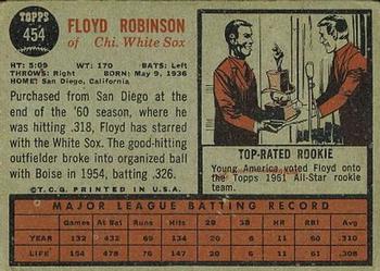 Floyd Robinson  baseball card collectible - Main Image 2