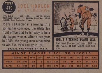 Joel Horlen  baseball card collectible - Main Image 2
