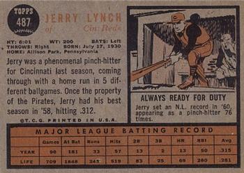 Jerry Lynch  baseball card collectible - Main Image 2