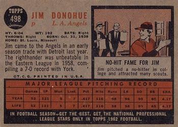 Jim Donohue  baseball card collectible - Main Image 2