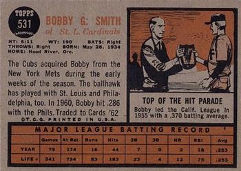Bobby G. Smith  baseball card collectible - Main Image 2