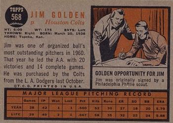 Jim Golden  baseball card collectible - Main Image 2