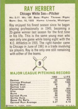 Ray Herbert  baseball card collectible - Main Image 2