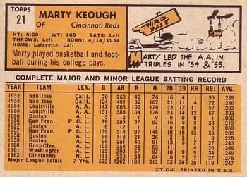 Marty Keough  baseball card collectible - Main Image 2