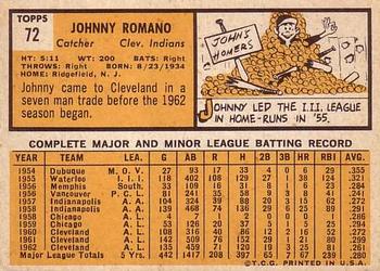 Johnny Romano  baseball card collectible - Main Image 2