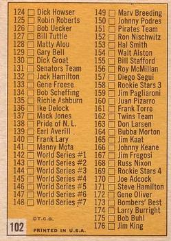 2nd Series Checklist: 89-176  baseball card collectible - Main Image 2