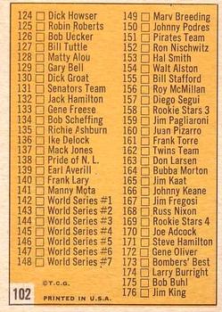 2nd Series Checklist: 89-176  baseball card collectible - Main Image 2