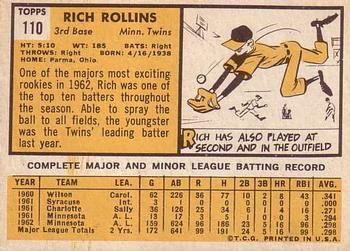 Rich Rollins  baseball card collectible - Main Image 2