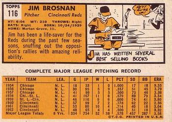 Jim Brosnan  baseball card collectible - Main Image 2
