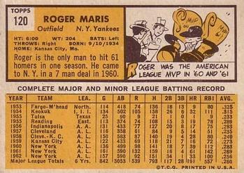 Roger Maris  baseball card collectible - Main Image 2