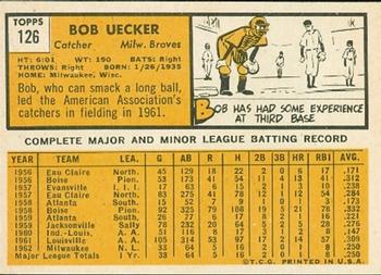 Bob Uecker  baseball card collectible - Main Image 2
