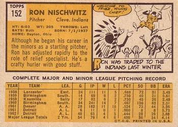 Ron Nischwitz  baseball card collectible - Main Image 2