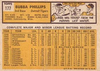 Bubba Phillips  baseball card collectible - Main Image 2