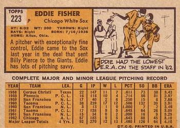 Eddie Fisher  baseball card collectible - Main Image 2