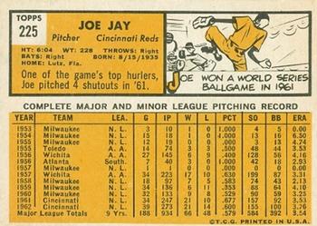 Joe Jay  baseball card collectible - Main Image 2
