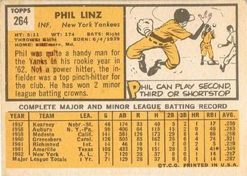 Phil Linz  baseball card collectible - Main Image 2