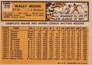 Wally Moon  baseball card collectible - Main Image 2