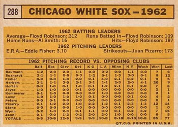Chicago White Sox  baseball card collectible - Main Image 2