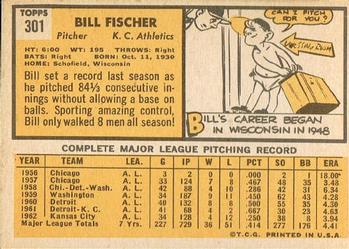 Bill Fischer  baseball card collectible - Main Image 2