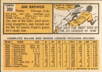 Jim Brewer  baseball card collectible - Main Image 2