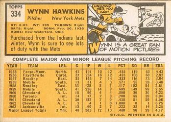 Wynn Hawkins  baseball card collectible - Main Image 2