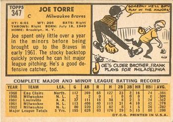 Joe Torre  baseball card collectible - Main Image 2