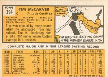 Tim McCarver  baseball card collectible - Main Image 2
