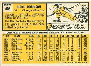 Floyd Robinson  baseball card collectible - Main Image 2