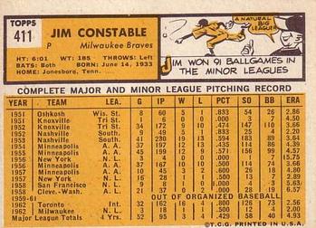 Jim Constable  baseball card collectible - Main Image 2