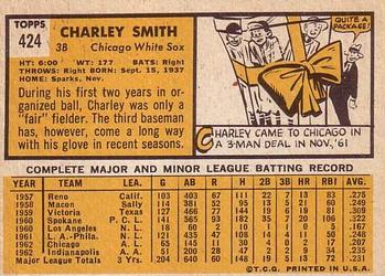 Charley Smith  baseball card collectible - Main Image 2