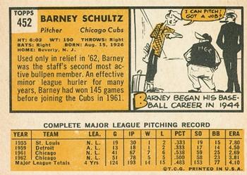 Barney Schultz  baseball card collectible - Main Image 2