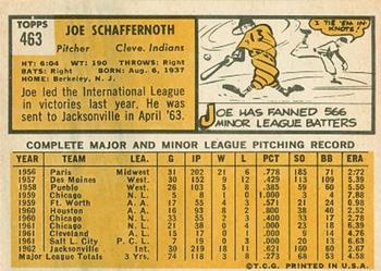Joe Schaffernoth  baseball card collectible - Main Image 2
