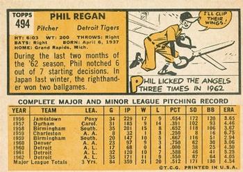 Phil Regan  baseball card collectible - Main Image 2