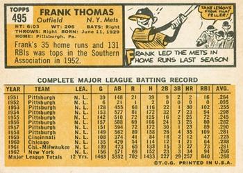 Frank Thomas  baseball card collectible - Main Image 2
