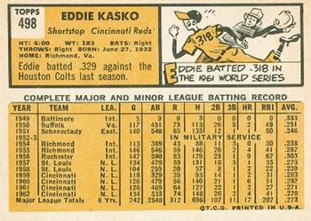 Eddie Kasko  baseball card collectible - Main Image 2