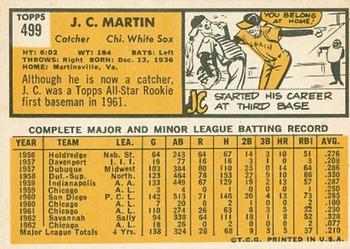 J.C. Martin  baseball card collectible - Main Image 2