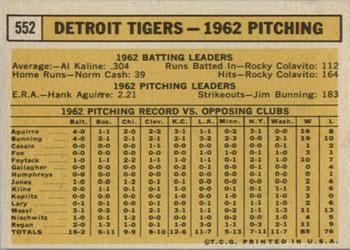 Detroit Tigers  baseball card collectible - Main Image 2