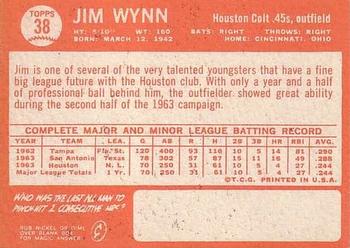 Jim Wynn  baseball card collectible - Main Image 2
