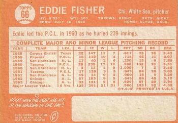 Eddie Fisher  baseball card collectible - Main Image 2
