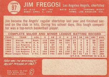 Jim Fregosi  baseball card collectible - Main Image 2