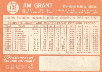 Jim Grant  baseball card collectible - Main Image 2