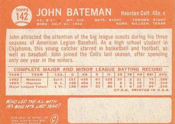 John Bateman  baseball card collectible - Main Image 2