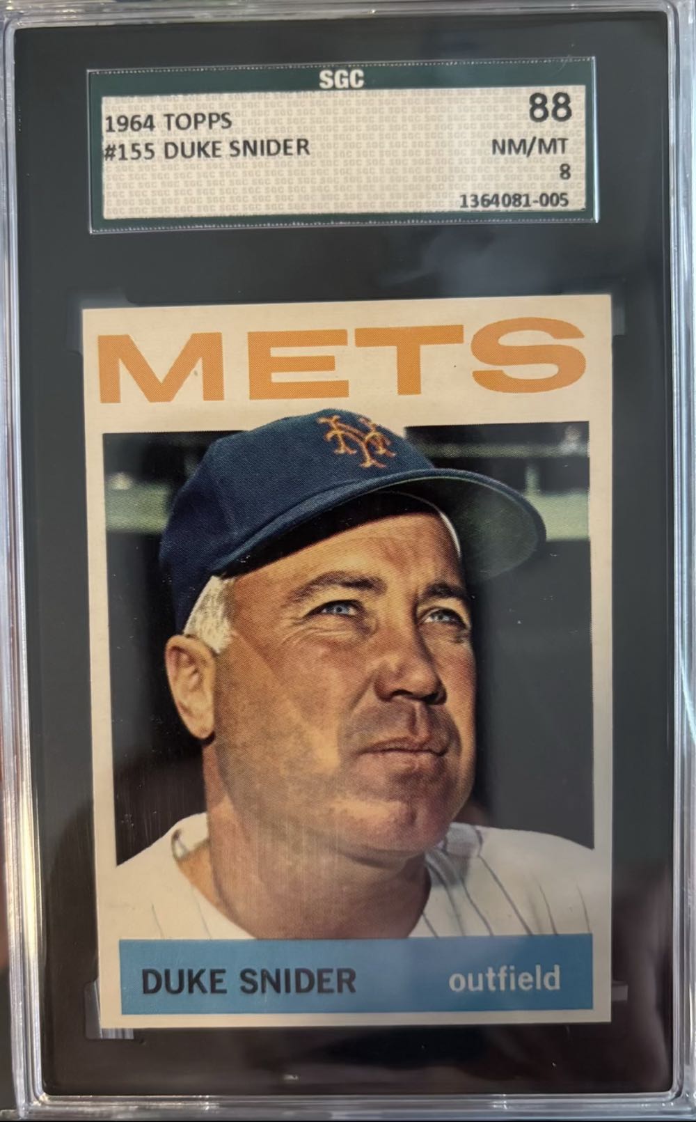 Duke Snider  baseball card collectible - Main Image 3