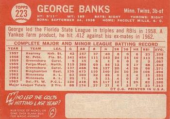 George Banks  baseball card collectible - Main Image 2