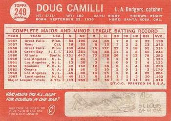 Doug Camilli  baseball card collectible - Main Image 2