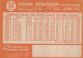 Frank Robinson  baseball card collectible - Main Image 2