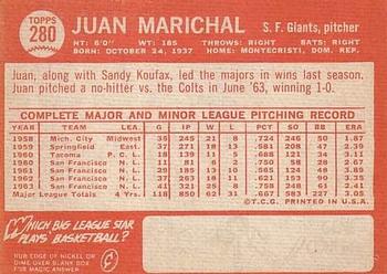 Juan Marichal  baseball card collectible - Main Image 2