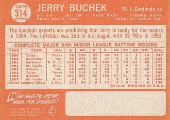 Jerry Buchek  baseball card collectible - Main Image 2