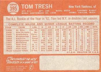 Tom Tresh  baseball card collectible - Main Image 2