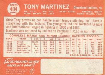 Tony Martinez  baseball card collectible - Main Image 2